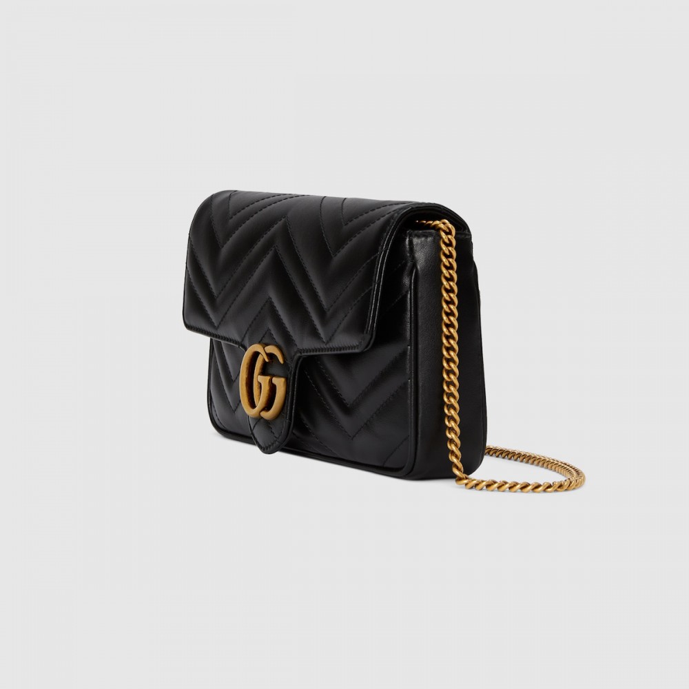  Gucci GG Marmont Black Mini Bag